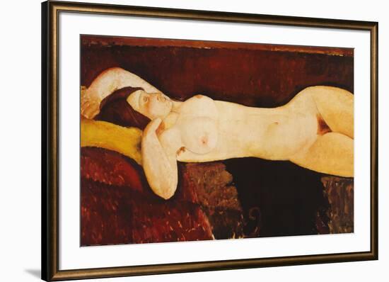 Nude Reclining-Amedeo Modigliani-Framed Art Print