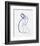 Nude Seated on Left Leg-Amedeo Modigliani-Framed Art Print