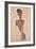 Nude Self-Portrait, 1910-Egon Schiele-Framed Giclee Print