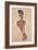 Nude Self-Portrait, 1910-Egon Schiele-Framed Giclee Print