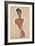 Nude Self-Portrait, 1910-Egon Schiele-Framed Giclee Print