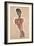 Nude Self-Portrait, 1910-Egon Schiele-Framed Giclee Print
