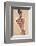 Nude Self-Portrait-Egon Schiele-Framed Art Print