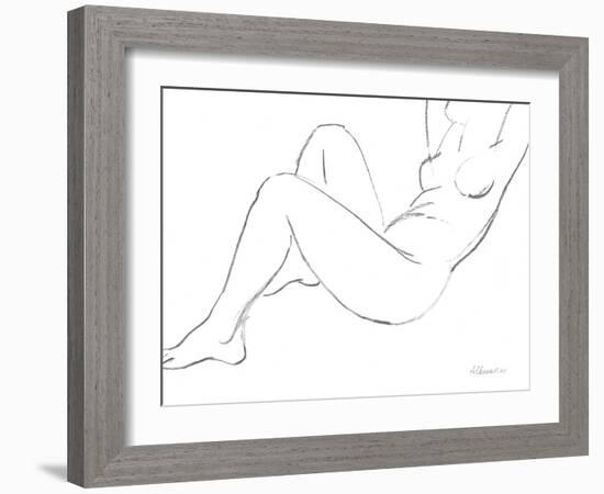 Nude Sketch II-Albena Hristova-Framed Art Print