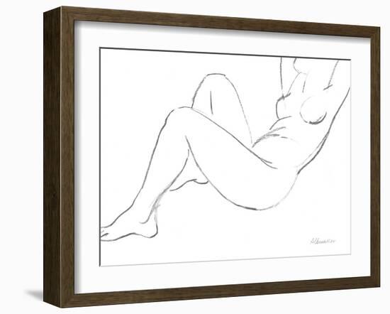 Nude Sketch II-Albena Hristova-Framed Art Print