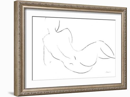 Nude Sketch III v2-Albena Hristova-Framed Art Print