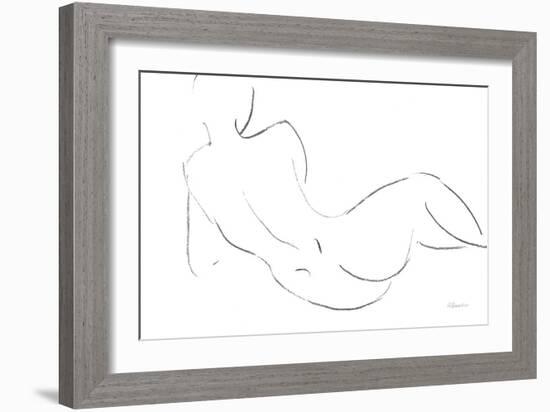 Nude Sketch III v2-Albena Hristova-Framed Art Print