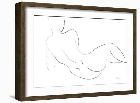 Nude Sketch III v2-Albena Hristova-Framed Art Print