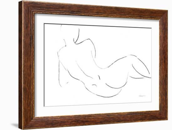 Nude Sketch III v2-Albena Hristova-Framed Art Print