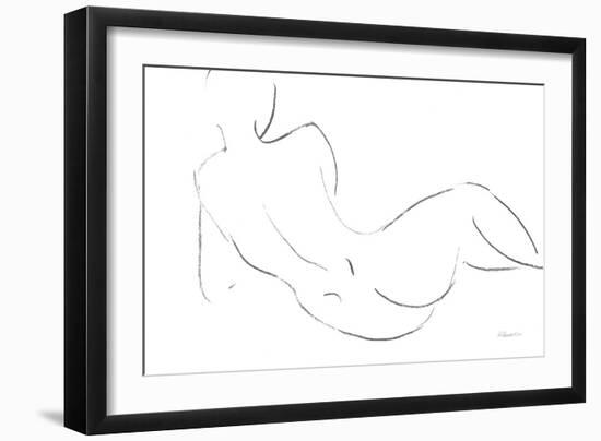 Nude Sketch III v2-Albena Hristova-Framed Art Print