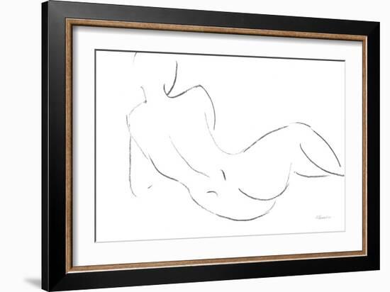 Nude Sketch III v2-Albena Hristova-Framed Art Print