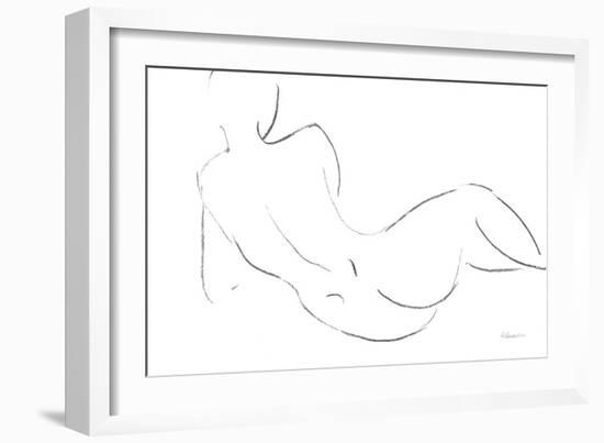 Nude Sketch III v2-Albena Hristova-Framed Art Print