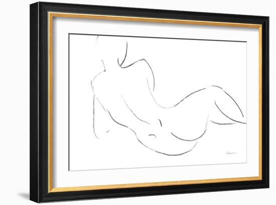 Nude Sketch III v2-Albena Hristova-Framed Art Print