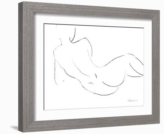 Nude Sketch III-Albena Hristova-Framed Art Print