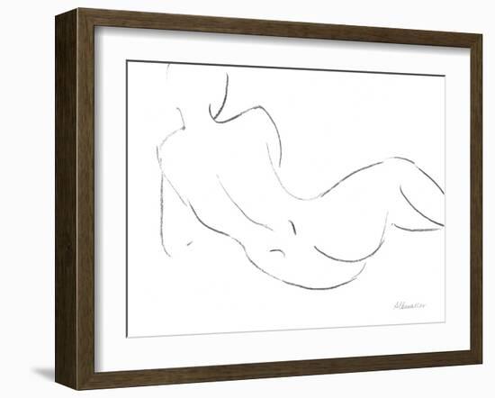 Nude Sketch III-Albena Hristova-Framed Art Print