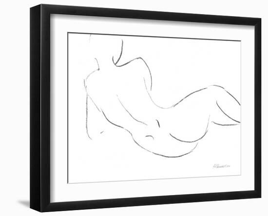 Nude Sketch III-Albena Hristova-Framed Art Print