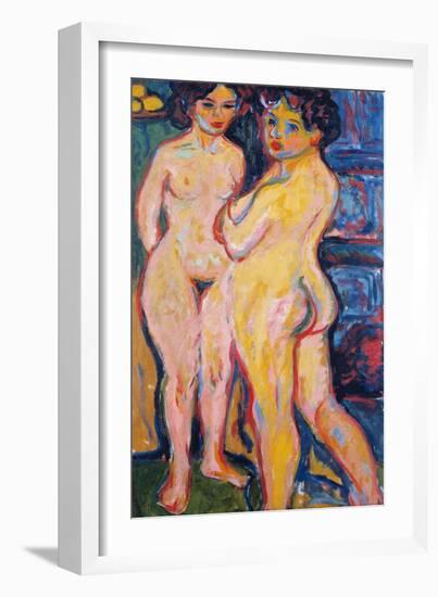 Nude Standing-Ernst Ludwig Kirchner-Framed Giclee Print