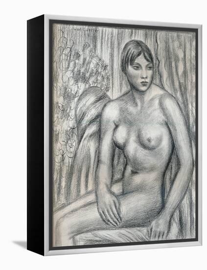 Nude Study, 20th Century (1932)-Mark Gertler-Framed Premier Image Canvas