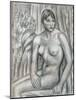 Nude Study, 20th Century (1932)-Mark Gertler-Mounted Giclee Print