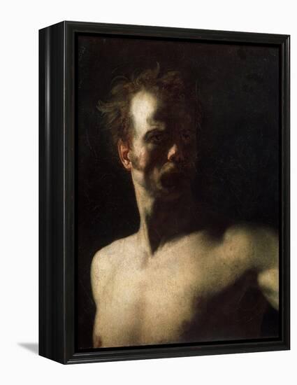 Nude Study, C1810-C1811-Theodore Gericault-Framed Premier Image Canvas