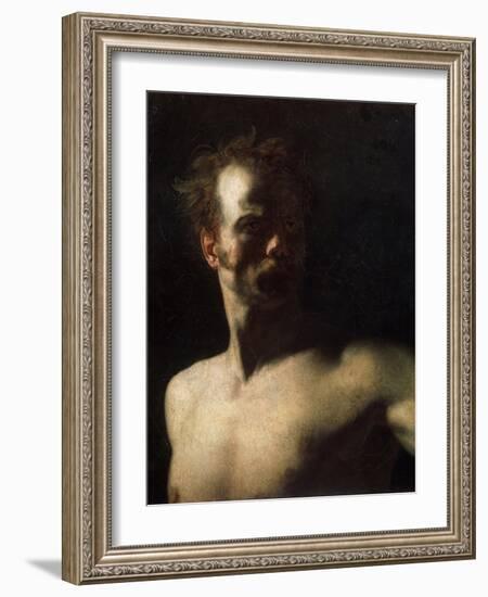 Nude Study, C1810-C1811-Theodore Gericault-Framed Giclee Print