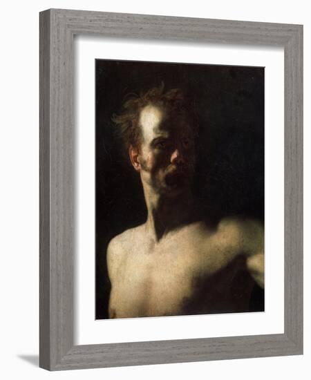 Nude Study, C1810-C1811-Theodore Gericault-Framed Giclee Print