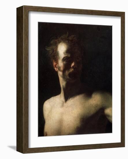 Nude Study, C1810-C1811-Theodore Gericault-Framed Giclee Print