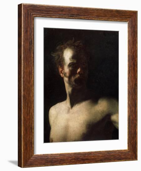 Nude Study, C1810-C1811-Theodore Gericault-Framed Giclee Print