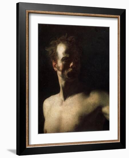 Nude Study, C1810-C1811-Theodore Gericault-Framed Giclee Print