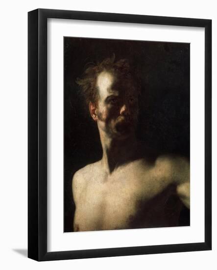 Nude Study, C1810-C1811-Theodore Gericault-Framed Giclee Print