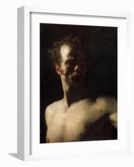 Nude Study, C1810-C1811-Theodore Gericault-Framed Giclee Print