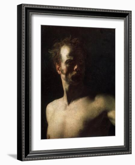 Nude Study, C1810-C1811-Theodore Gericault-Framed Giclee Print