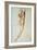 Nude, Study for the Battle of Cascina-Michelangelo Buonarroti-Framed Giclee Print