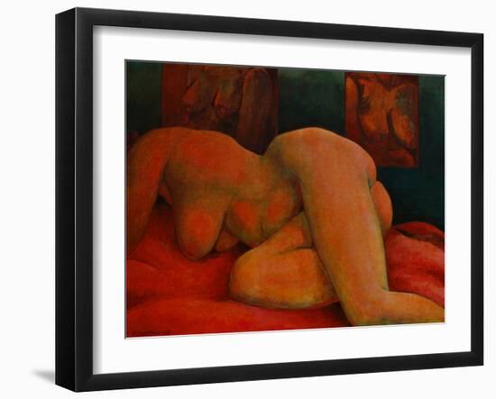 Nude Study, no.1-John Newcomb-Framed Giclee Print