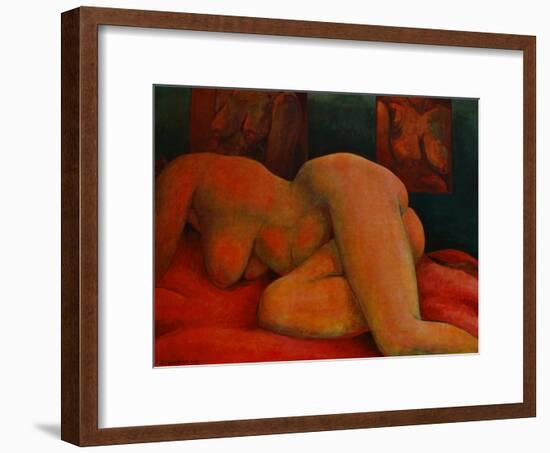 Nude Study, no.1-John Newcomb-Framed Giclee Print