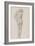 Nude study of Andromeda-Edward Burne-Jones-Framed Art Print