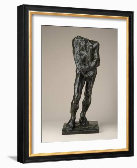 Nude Study of Balzac ( F Athlete), Modeled 1896, Musée Rodin Cast 1974 (Bronze)-Auguste Rodin-Framed Giclee Print