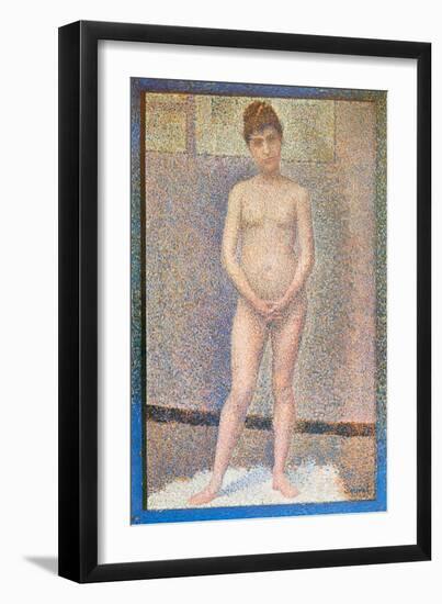 Nude Study Standing-Georges Seurat-Framed Art Print