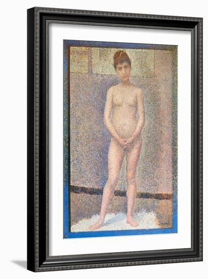 Nude Study Standing-Georges Seurat-Framed Art Print