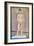 Nude Study Standing-Georges Seurat-Framed Art Print