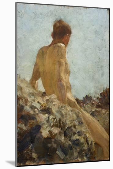 Nude Study-Henry Scott Tuke-Mounted Giclee Print