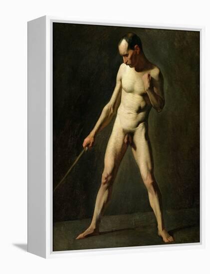 Nude Study-Jean-François Millet-Framed Premier Image Canvas