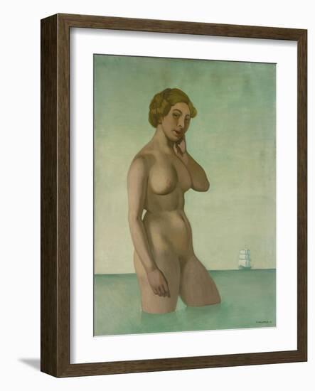 Nude with a Frigate, 1916-Félix Vallotton-Framed Giclee Print