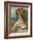 Nude with a Straw Hat Beside the Sea, 1892-Pierre-Auguste Renoir-Framed Giclee Print