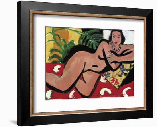 Nude With Palms, 1936-Henri Matisse-Framed Art Print