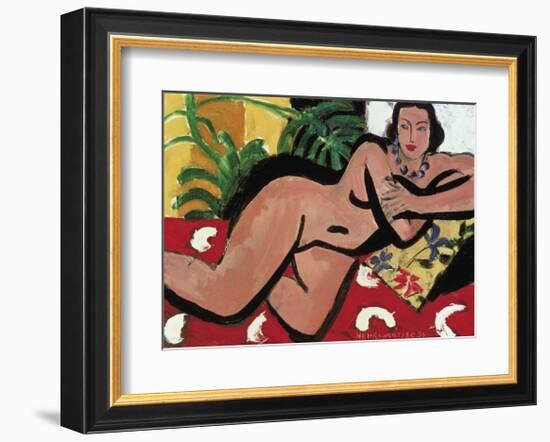 Nude With Palms, 1936-Henri Matisse-Framed Art Print