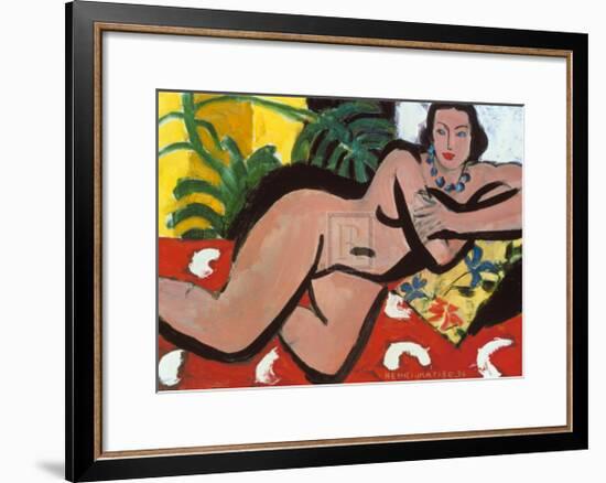 Nude with Palms, c.1936-Henri Matisse-Framed Art Print