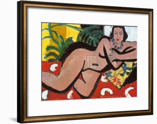 Nude with Palms, c.1936-Henri Matisse-Framed Art Print