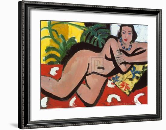 Nude with Palms, c.1936-Henri Matisse-Framed Art Print