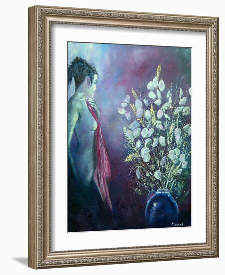 Nude With Pope's Money-Pol Ledent-Framed Art Print